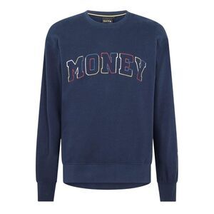 Money Mens Embroidered Logo Sweatshirt / Navy